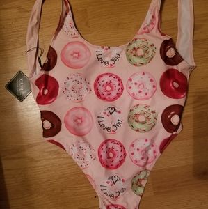 One piece bathing suit